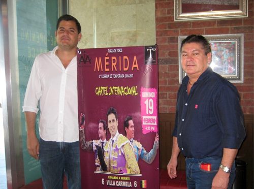 Dan a conocer carteles para Mérida