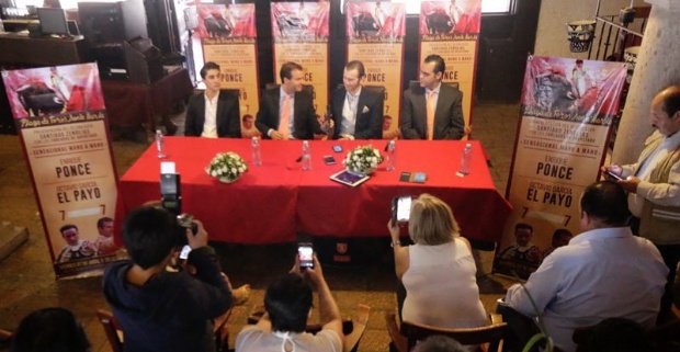 Anuncian a Ponce y El Payo en la Santamaría de Querétaro