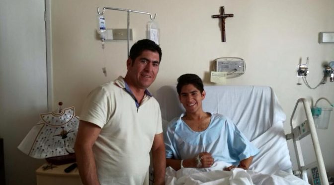 Juan Pablo Herrera se recupera de la cornada en Aguascalientes