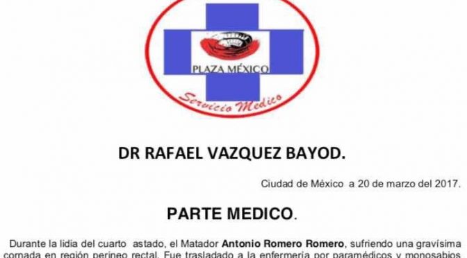 Mantiene gravedad Antonio Romero