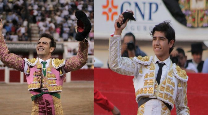 Macías y Adame pasean oreja en Aguascalientes