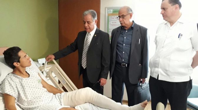 Operan a Silveti de cornada recibida en AGS.