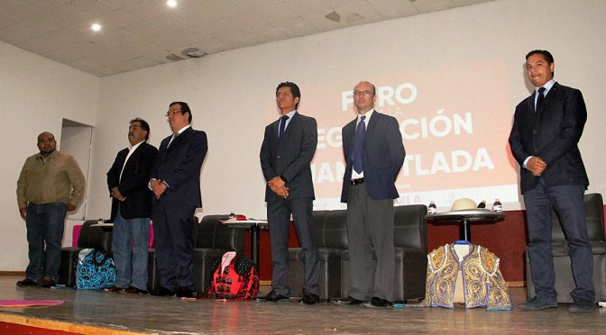 Promueve gremio taurino propuestas integrales para Huamantlada