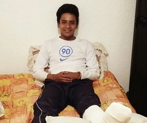 Sebastián Soriano al menos un mes inactivo