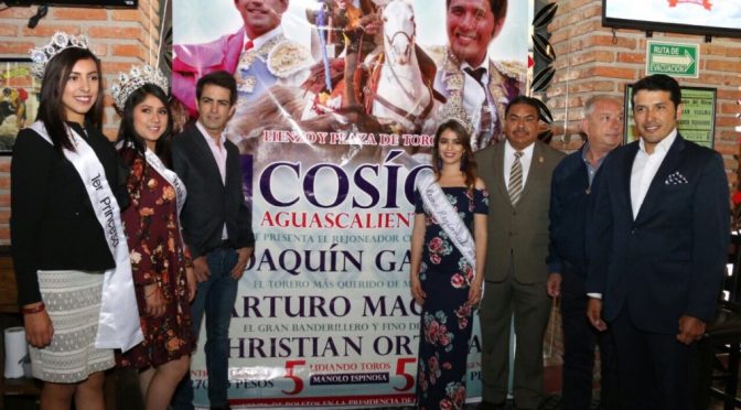 Presentaron corrida navideña para Cosio, AGS
