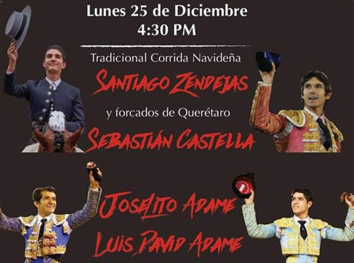 Dan a conocer cartel para Corrida Navideña en Querétaro