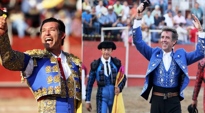 Pasean oreja Jerónimo y Pablo Hermoso en Papantla..(Fotos / Video)