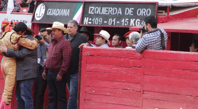 Indulta Gutiérrez un novillo de D’Guadiana en la Plaza México