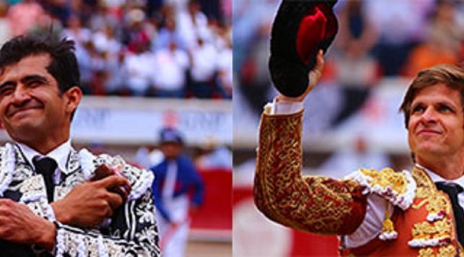 Juli y Adame pasean oreja en la monumental de AGS