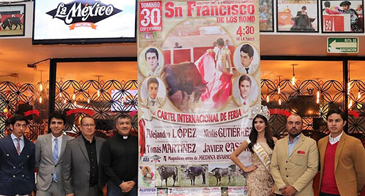Anuncian corrida para san Francisco de los Romos