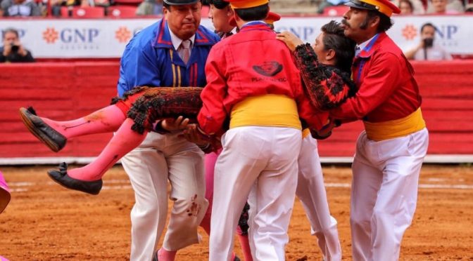 Roberto Román estable tras cornada en La México
